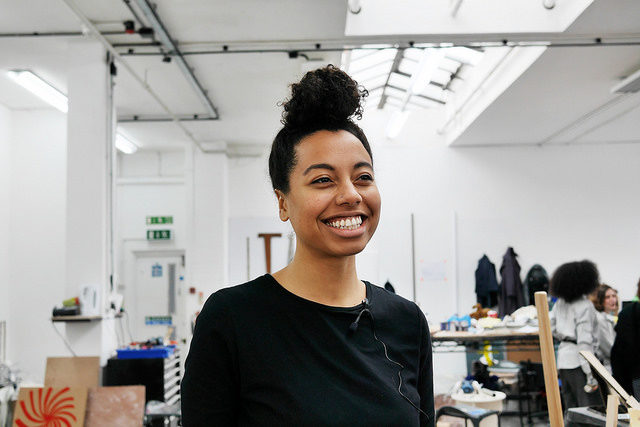 Photograph of Tabitha Austin smiling, one of the Shades of Noir team member.